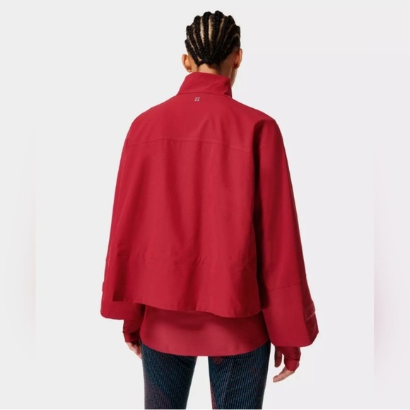 SWEATY BETTY Fast Lane Red Running Jacket XS - Picture 5 of 9